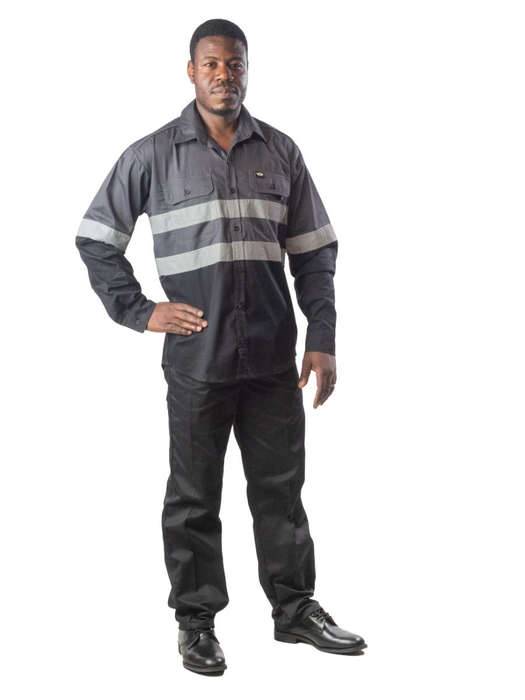 Hi Viz 100% Cotton Vented Workshirt