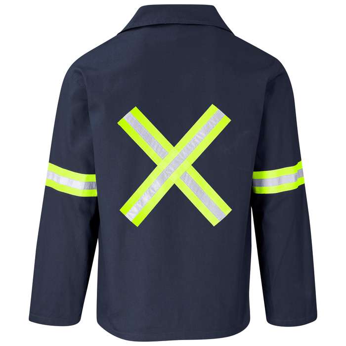 Artisan Premium 100% Cotton Jacket - Reflective Arms & Back
