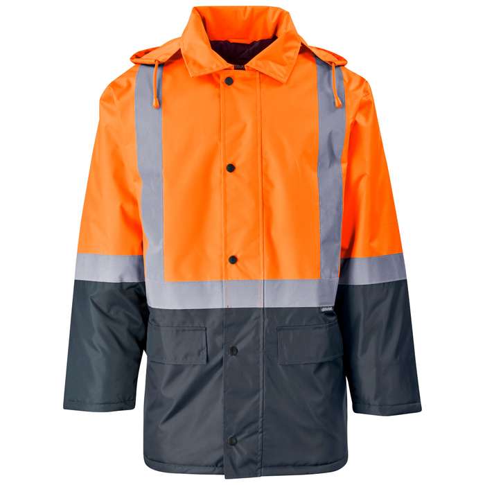 Hazard Padded Two-Tone Hi-Vis Reflective Jacket