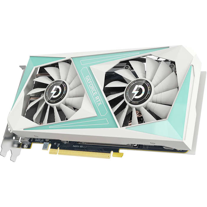 Peladn RTX2060 6G Gaming Graphics Card 6G/192bit/GDDR6 Memory Maximum Support 8K Resolution with 3*D