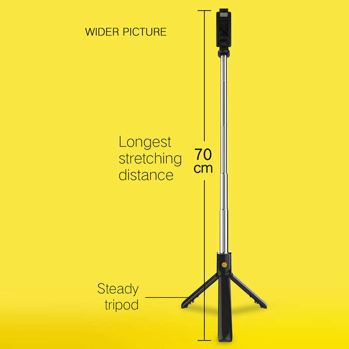 K07 Selfie Stick Integrated Tripod BT 4.0 Wireless Selfie Stick Mini Portable Extendable Selfie Stic