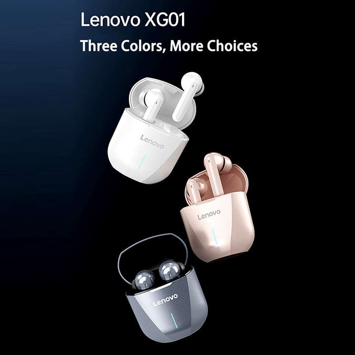 Lenovo XG01 Earbuds Wireless BT 5.0 Headphones E-Sports Gaming Headphones HiFi Sound Quality Built-i