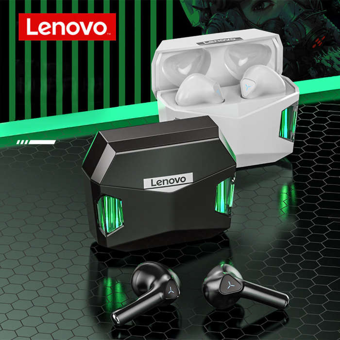 Lenovo GM5 Wireless BT Gaming Headphones Semi-in-ear Sports Earbuds with 13mm Speaker Unit Game/Musi
