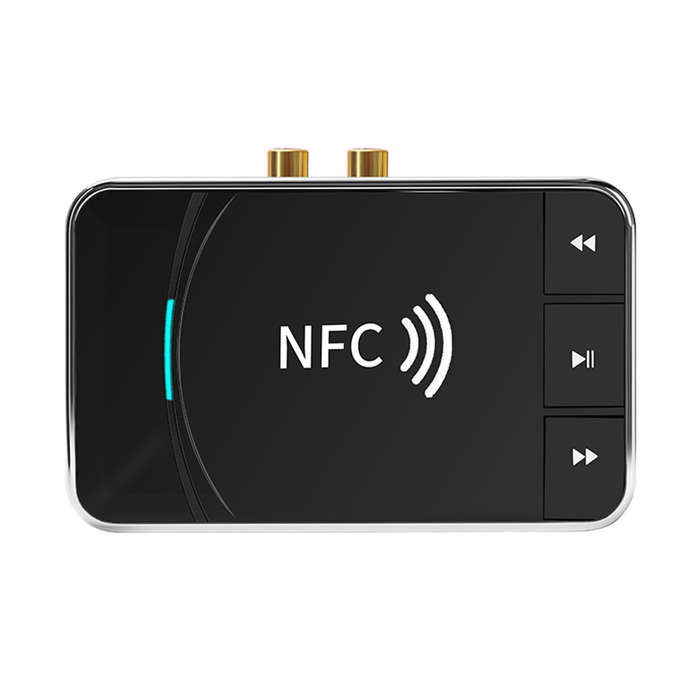 BT5.0 2-in-1 Transmitter Receiver NFC BT Audio Adapter 15m Transmission Distance Lossless Sound Qual