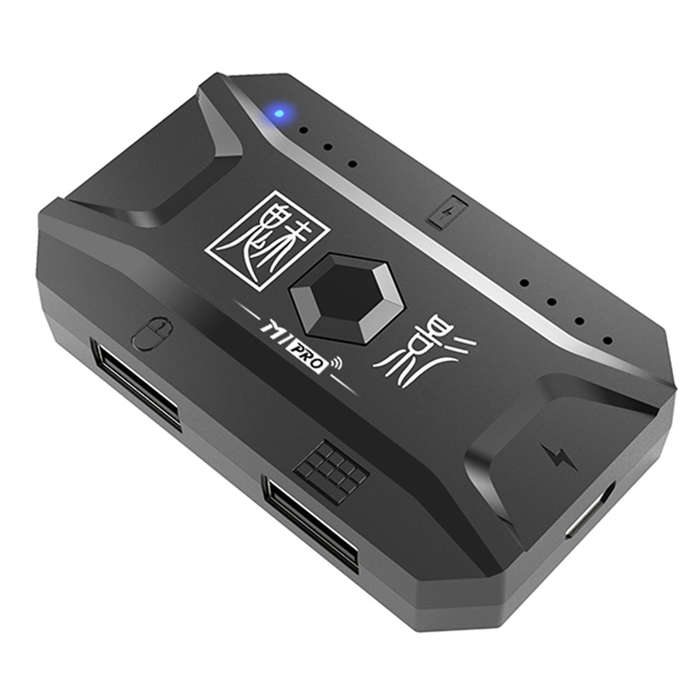 M1 Pro Keyboard Mouse Converter Portable Mobile Game Keyboard and Mouse Adapter BT5.0 Connection Sup