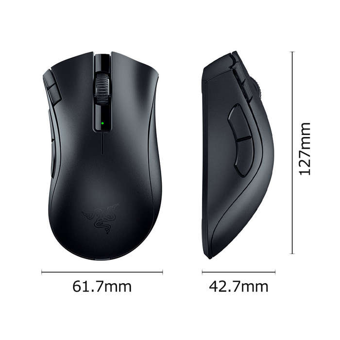 Razer DeathAdder V2 X HyperSpeed Dual-mode Wireless Gaming Mouse 5G Optical Sensor 14000DPI 7 Progra