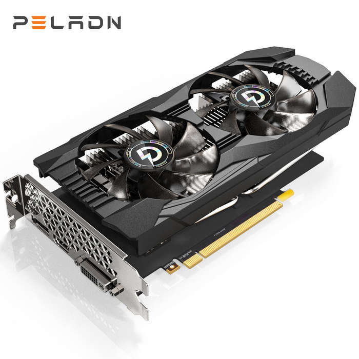 Peladn GTX1660 SUPER 6G Gaming Graphics Card 6G/192bit/GDDR6 Memory Maximum Support 4K Resolution wi