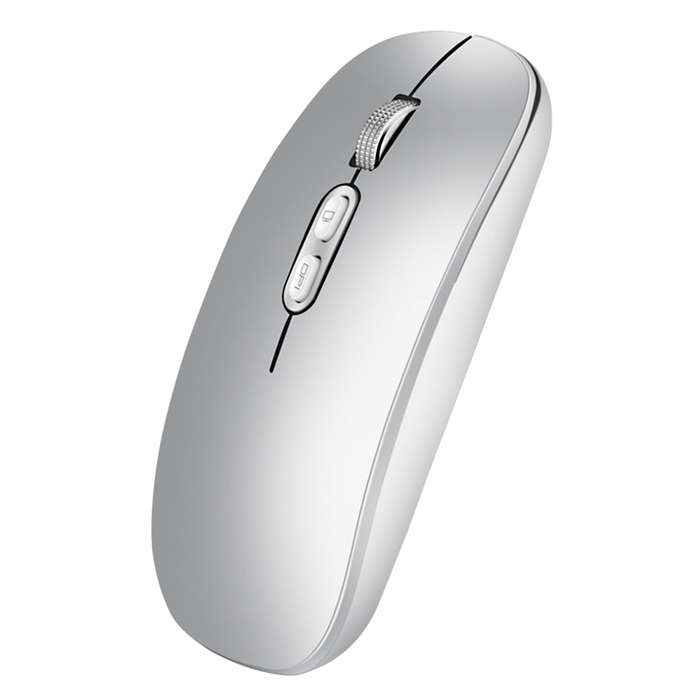 M103 2.4G+BT5.1 Wireless Dual-mode Mouse Ergonomic Office Mice 3-gear Adjustable DPI Built-in 500mAh