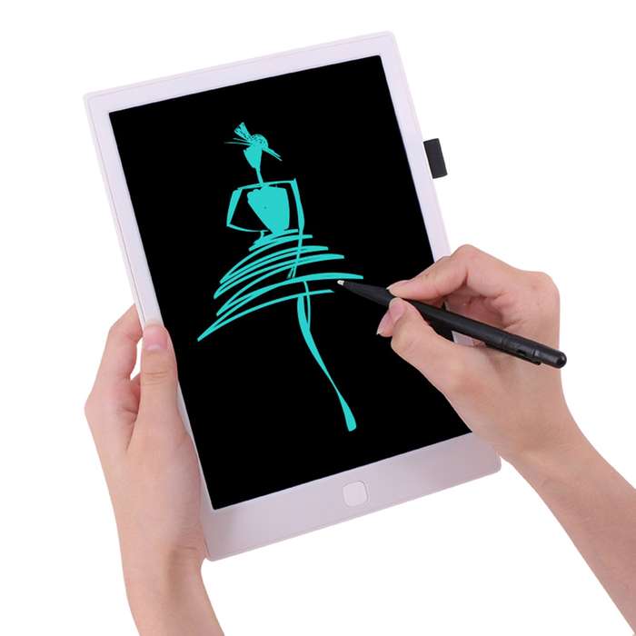 10 Inch LCD Writing Tablet Monochrome Screen Handwriting Memo Pad with Stylus   Drawing Writing Taki