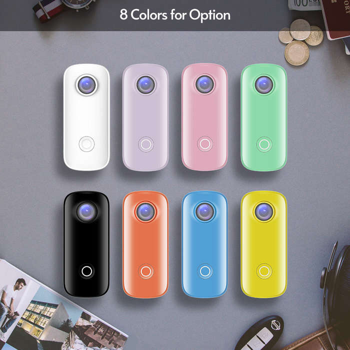 SJCAM C100+ Mini Action Camera 4K 30fps Video Digital Camera 30M Waterproof Magnetic Body Built-in R