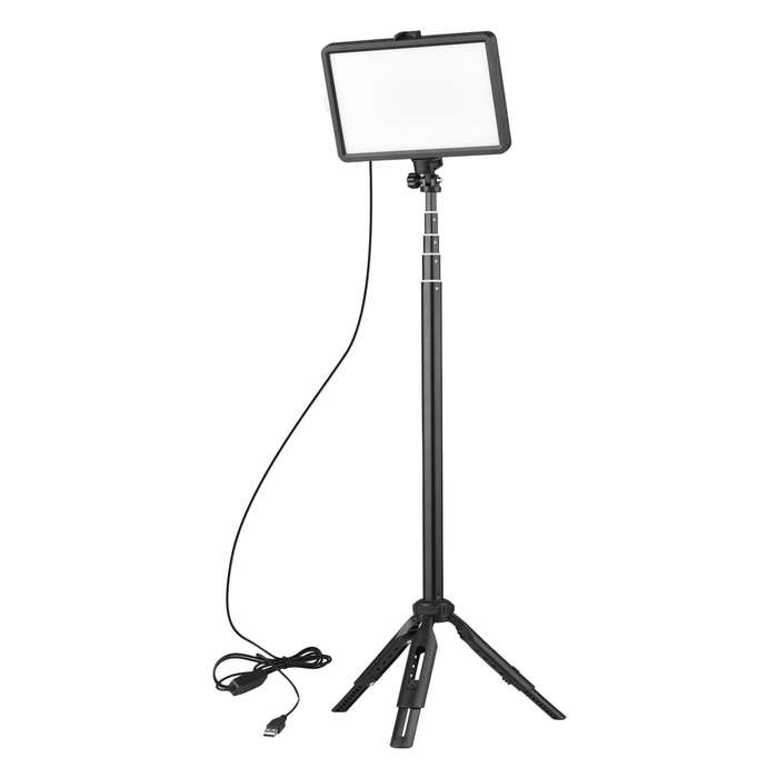 Andoer Upgraded USB Bi-color Temperature LED Video Light Kit with 1 * LED Fill Light 3200K-5600K 10