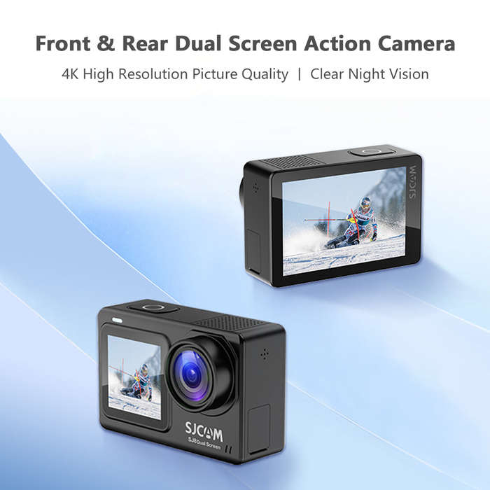 SJCAM SJ8 4K/30FPS High Resolution Dual Screen Sport Camera Portable DV Camcorder 20MP 2.33 Inch IPS