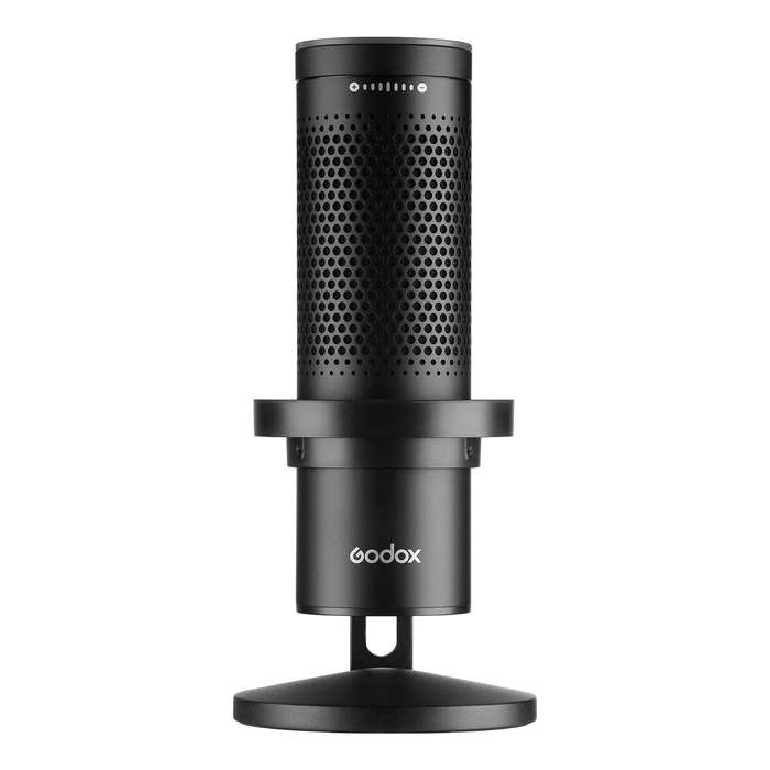 Godox EM68G Professional USB Cardioid Microphone Mini Desktop Recording Mic with Gain Control Real-T