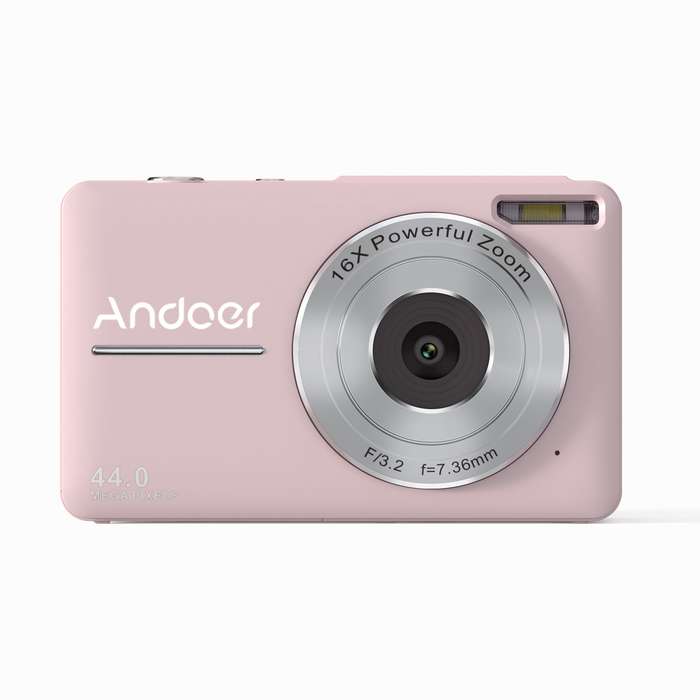 Andoer Portable 1080P Digital Camera Video Camcorder 44MP Auto Focus 2.5 IPS Screen 16X Digital Zoom