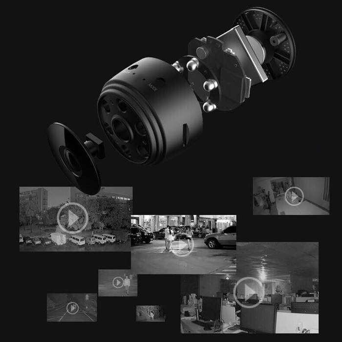 Mini WIFI Camera Outdoor Portable Metal Cameras Light Weight Night-Vision 1080P Loop Recording Cam w
