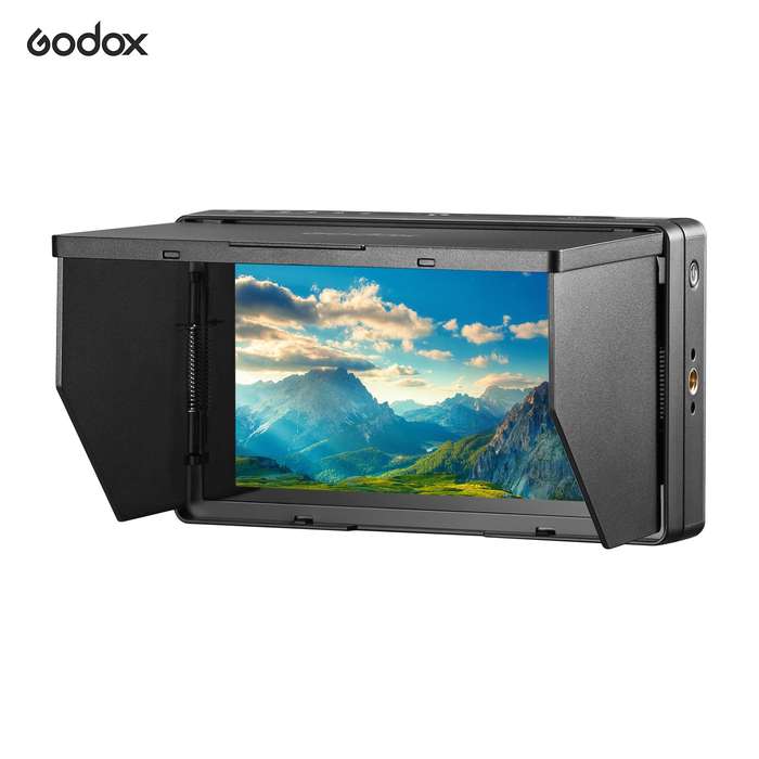 Godox GM55 5.5 Inch IPS Touchscreen On-Camera Monitor 4K HDMI Output 160 Wide Viewing Angle 3D LUT