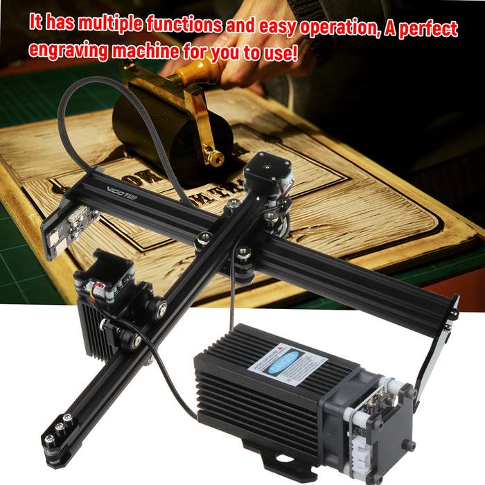 20W Laser Engraver Desktop Engraving Machine Printer Engraving Cutter Portable Household Art