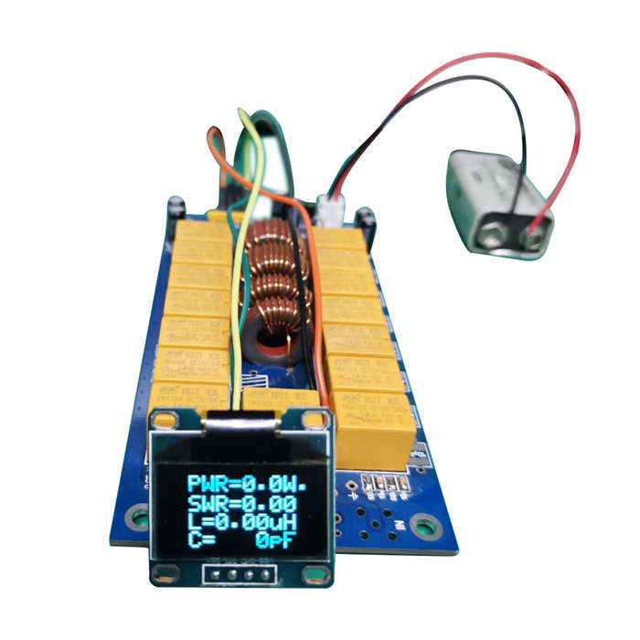 ATU-100 DIY Kits 1.8-50MHz ATU-100 Mini Automatic Antenna Tuner by N7DDC 7x7 + 0.96 Inch OLED