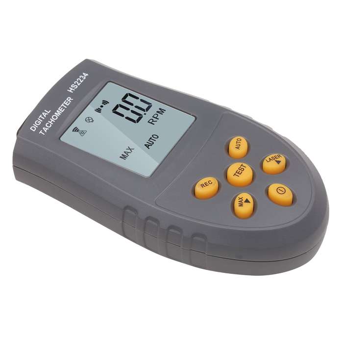 Portable High-precision Digital Tachometer with Laser Manual/Automatic Measurement Speedomete