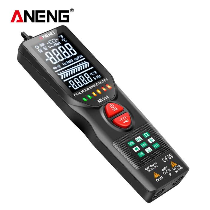 ANENG Intelligent Digital Multimeter 6000 Counts Fully Automatic Non-Contact Tester Digital NC