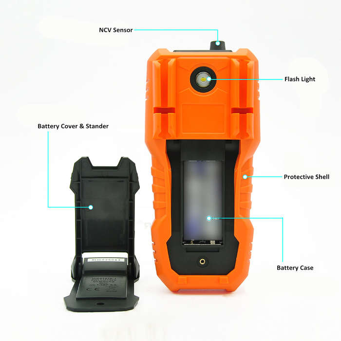 PEAKMETER PM18C True RMS Multifunctional Digital Multimeter Measuring AC/DC Voltage Current Re