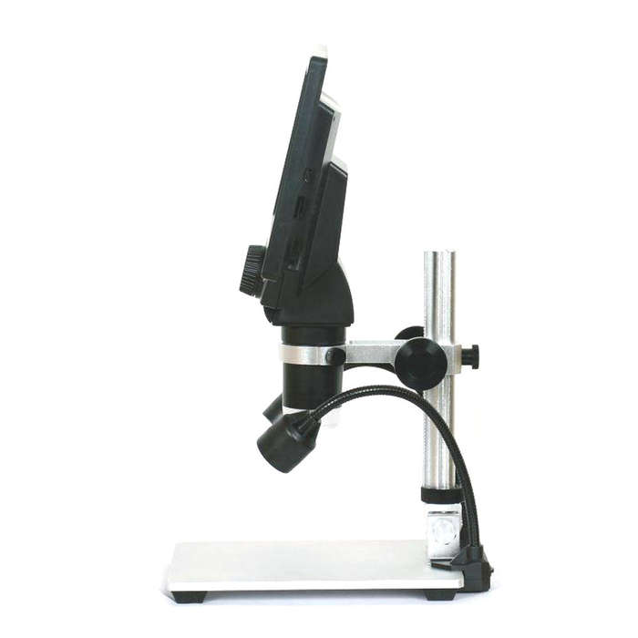 G1200 Digital Microscope 7 Inch Large Color Screen Large Base LCD Display 12MP 1-1200X Continuous Am