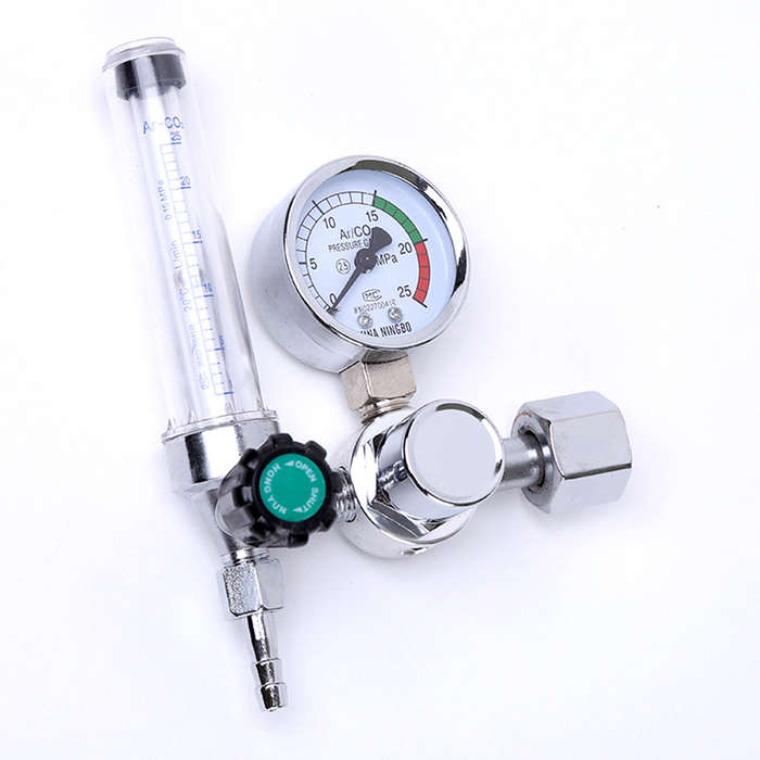 0-25Mpa Argon Regulator CO2 Mig Tig Flow-Meter Gas-Regulators Flowmeter Welding Weld Gauge Pressure