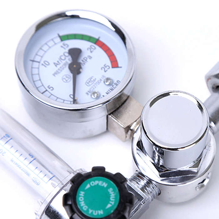 0-25Mpa Argon Regulator CO2 Mig Tig Flow-Meter Gas-Regulators Flowmeter Welding Weld Gauge Pressure