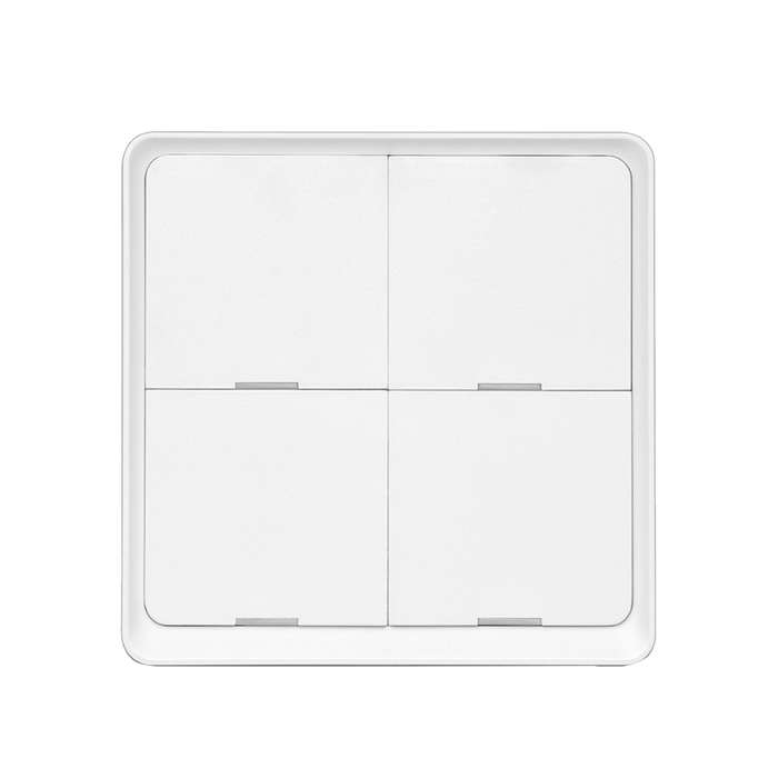 4-Gang Zigbee Scene Switch Remote Control 2.4GHz Smart Home Switch with 12 Scenes BT Switch Hu