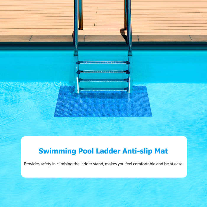Swimming Pool Ladder Anti-slip Mat 36 x 9 inch Protective Pool Ladder Step Pad Non-slip Safet