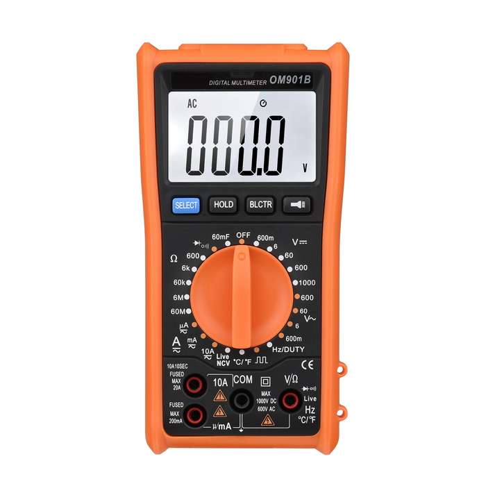 Smart Digital Multimeter 6000 Counts True RMS Auto-ranging LCD Backlight Electrical Tester Vo