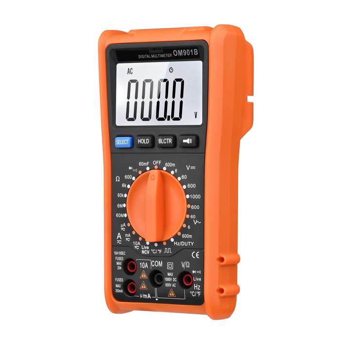 Smart Digital Multimeter 6000 Counts True RMS Auto-ranging LCD Backlight Electrical Tester Vo