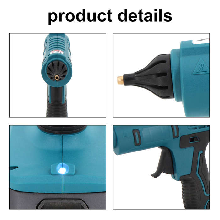 Professional Cordless Hot Melt Glue Machine Portable Rechargeable Craft DIY Repairing Tool Hot Glue