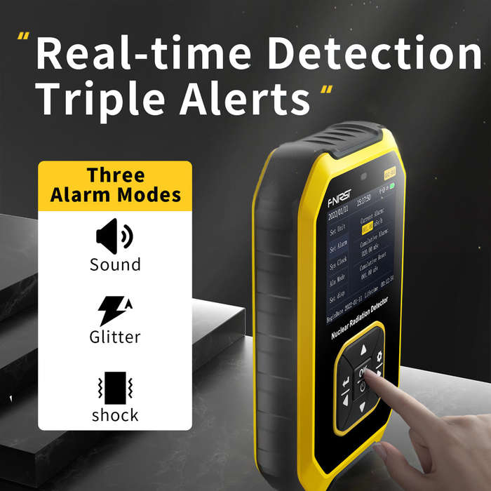 FNIRSI Multifunctional Nuclear Radiation Detector Electromagnetic Radiation Detection Device X