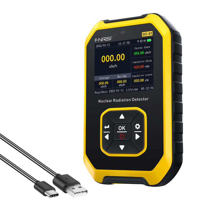 FNIRSI Multifunctional Nuclear Radiation Detector Electromagnetic Radiation Detection Device X