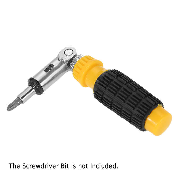 Quick-change Ratcheting Screwdriver 1/4 Inch Magnetic Ratchet Screwdriver 5 Positions Bits Holder St