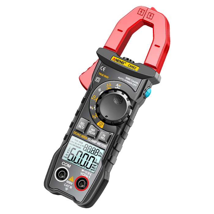 ANENG CM82 Digital Clamp Meter 6000 Counts True RMS NCV Universal Meter 600V DC/AC Voltage 600