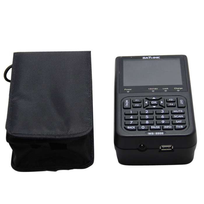 SATLINK WS6906 3.5in LCD Display Data Digital Satellite Signal Finder Meter
