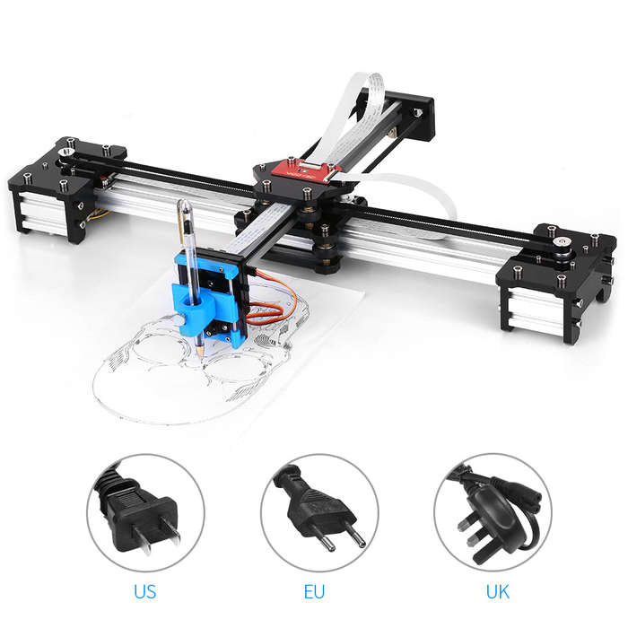 Desktop DIY Assembled XY Plotter Pen Drawing Robot Drawing Machine Painting Handwriting Robot Kit 10
