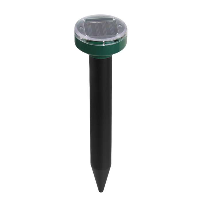 Solar Mole Repellent, Groundhog Repeller Ultrasonic & Solar Powered Animal Repellent for Lawn Garden