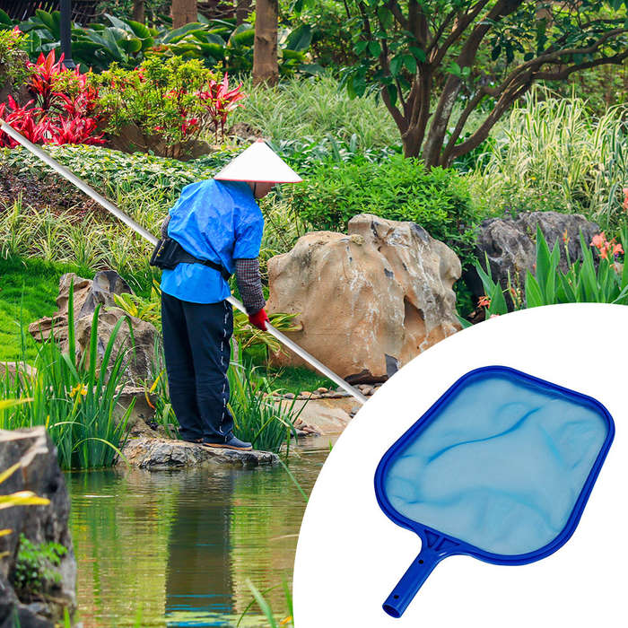 Pool Cleaning Net with Fine Mesh Pool Leaf Rake Swimming Pool Cleaner Net Professional Cleaning Tool