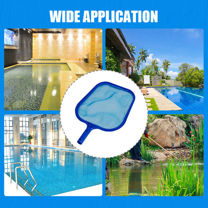 Pool Cleaning Net with Fine Mesh Pool Leaf Rake Swimming Pool Cleaner Net Professional Cleaning Tool