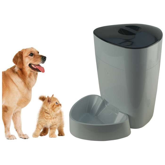 4L Automatic Feeder Smart Pet Feeder Rechargeable Electric Dry Food Container   Timed Dog Cat