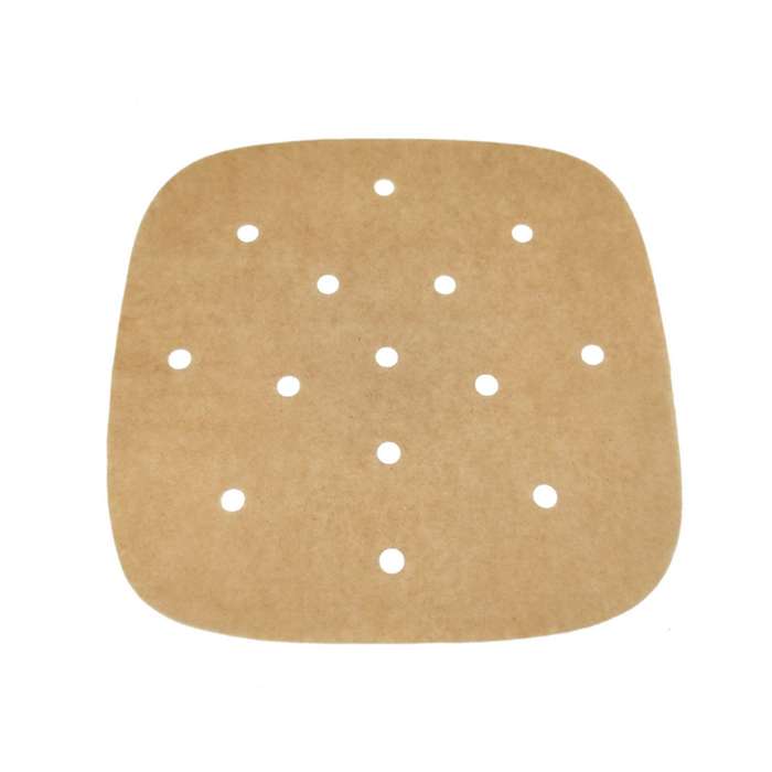 200pcs Heat Resistant Air Frying Pan Paper Nonstick Air Fryer Liners 8.5 Inch Square Oil Paper for A