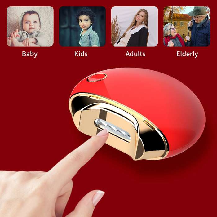 Electric Nail Clipper USB Rechargeable Nail Trimmer Clipper Automatic Baby Nail File for Kids Adults