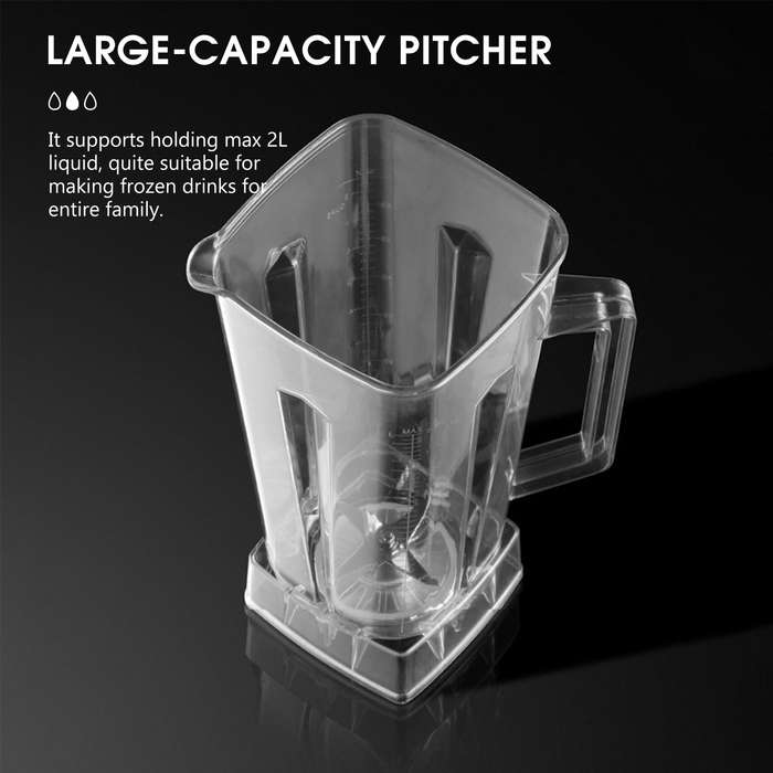 Multifunctional Blender for Smoothie Milkshake Juicer Ice Crusher Electric Grain Grinder 4500W 15 Ro