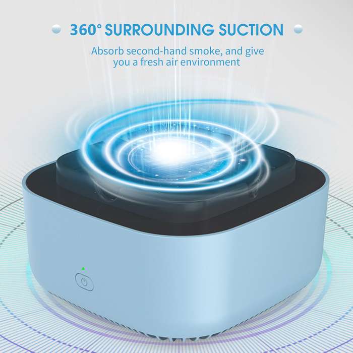 Multifunctional Smokeless Ashtray Negative Ion Air Fresher Smoke Grabber Air Purifier Ash Tray for C