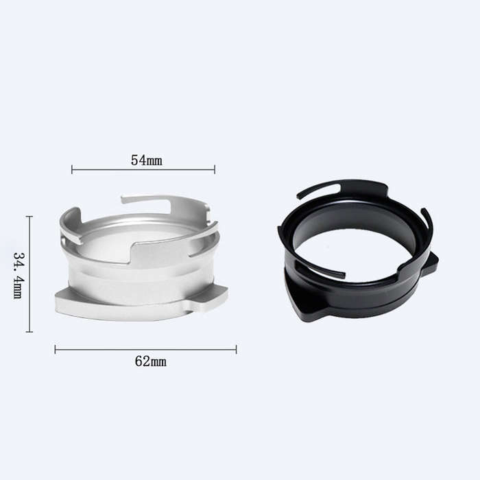 54mm Hands Free Coffee Powders Dosing Funnel Household Aluminium Alloy Coffee Powders Dosing Funnel