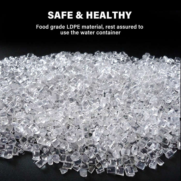 Foldable Water Container 20L Large Capacity with Spigot Lid Portable Water Storage Carrier Jug Colla