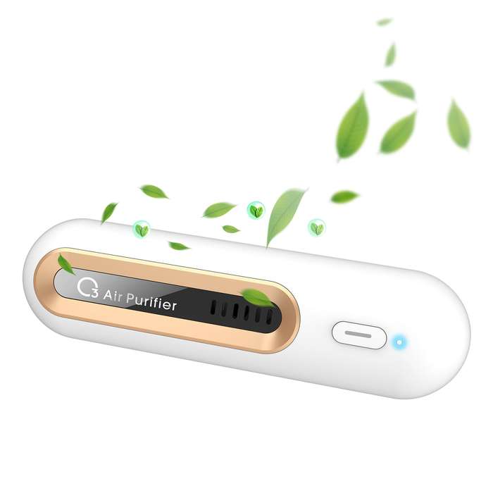 Ozone Air Purifier Portable Deodorizer Mini Odor Eliminator USB Charging Bedroom Air Cleaner for Car